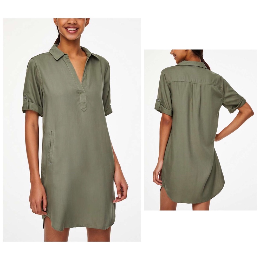 Olive Green Lounge Dress